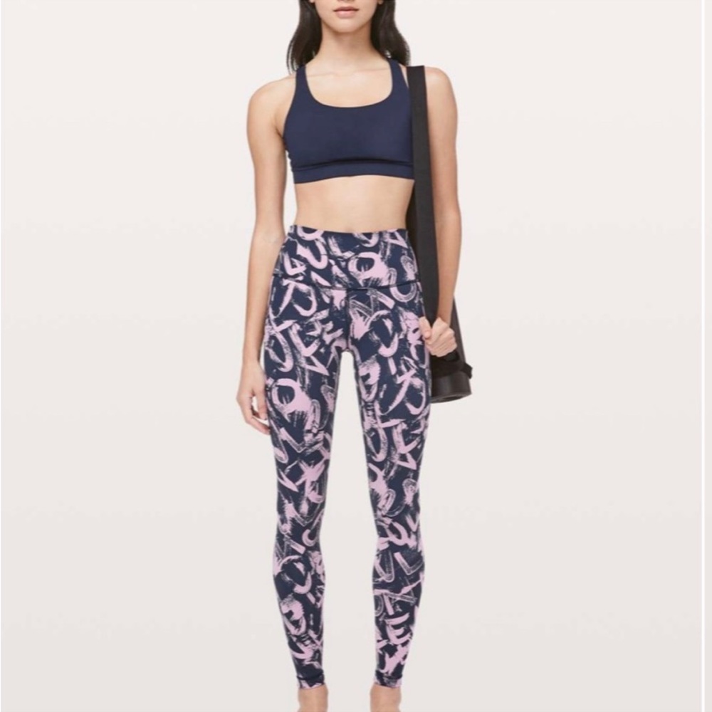 Lululemon Wunder Under HighRise Tight Graffiti Pop Antoinette Full Luxtreme 6